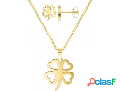 Collar SC_BOHEME (Acero - Dorado - 40cm)