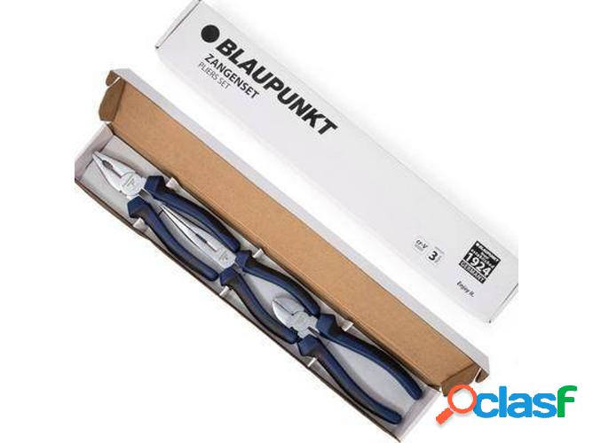 Conjunto de 3 Alicates BLAUPUNKT BP10608 (Pontas - Corte -