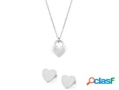 Conjunto de Collar y Pendientes TWOBROTHERS Gretna y Heart