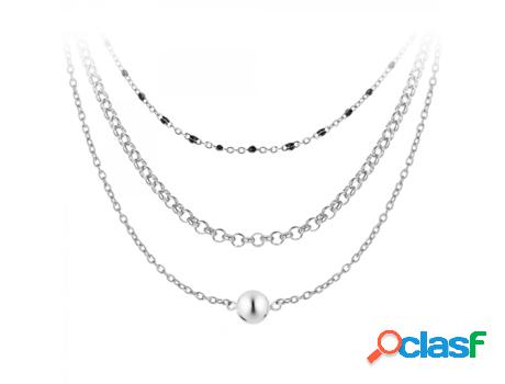 Conjunto de Collares SC_BOHEME (Acero - 35cm)