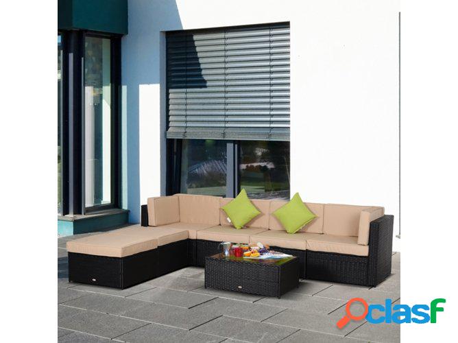 Conjunto de Jardín OUTSUNNY 860-002V02