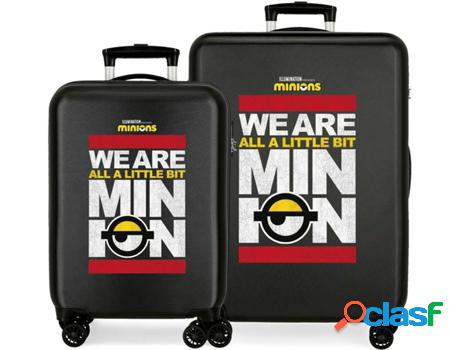 Conjunto de Maletas UNIVERSAL We Are A Minion (Negro - 48 x