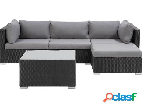 Conjunto de jardín 16426 (Negro - Polietileno -159x245x64