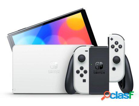 Consola Nintendo Switch Modelo OLED (64 GB - Blanca)