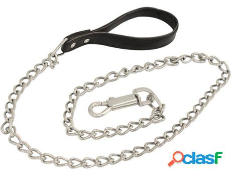 Correa para Perros GLOBAL (Negro - 92x0.3cm - Cuero)