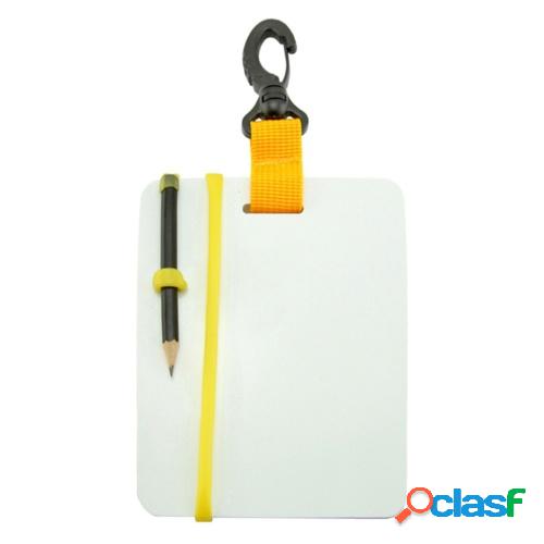 Cuaderno de buceo Almohadilla de escritura sumergible bajo