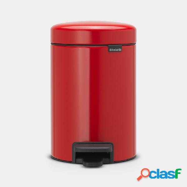 Cubo de basura Brabantia NewIcon Passion Red 3L