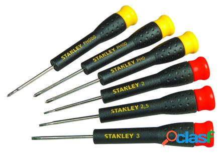 Destornilladores fijos Stanley (6 Uds.)