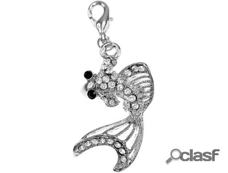 Dije SC_CRYSTAL (bañado a rodio - 22 mm x 22 mm)