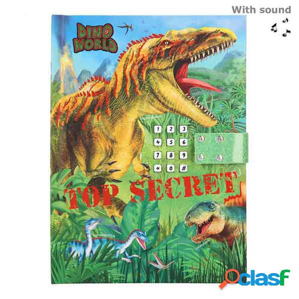 Dino World Diario con C?digo Secreto
