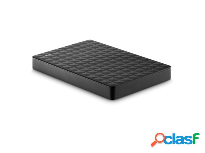 Disco HDD Externo SEAGATE Expansion (Negro - 2 TB - USB 3.0)