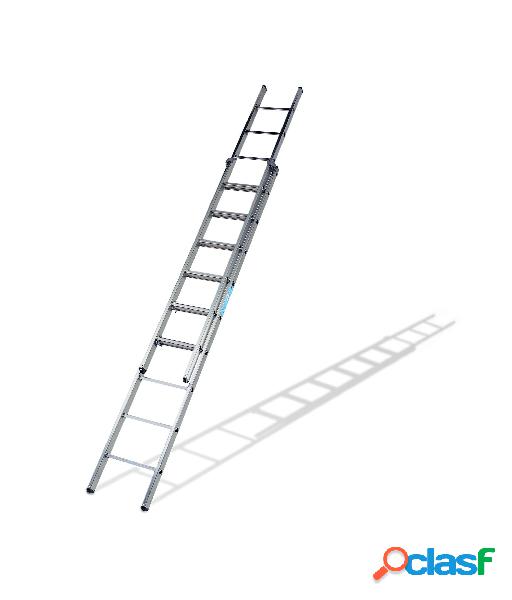 Escalera industrial de apoyo 2 tramos KTL 6 peldaños