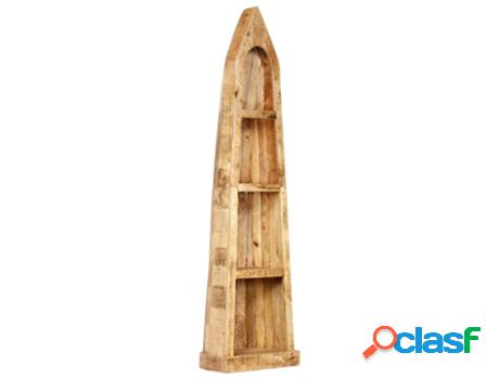 Estante VIDAXL 50x40x180 cm madera de manguera maciza