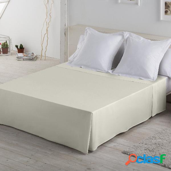Estelia Sábana Encimera Color crema 144 Hilos 100% Algodón