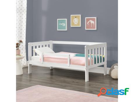 Estructura de Cama Infantil EN.CASA (Blanco - Madera -