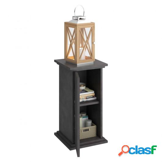 FMD Mesa decorativa con puerta color matera 57,4 cm