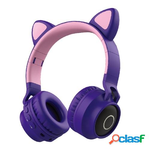 Faddish Student Cute Cat's Ears Auriculares montados en la