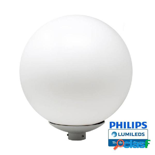 Farola led globo 40w chipled lumileds blanco cálido