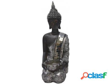 Figura HOGAR Y MÁS Buda De La Suerte Sentado Buda Budista