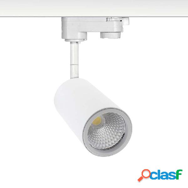 Foco carril monofásico mini cronolux rail led blanco 9w
