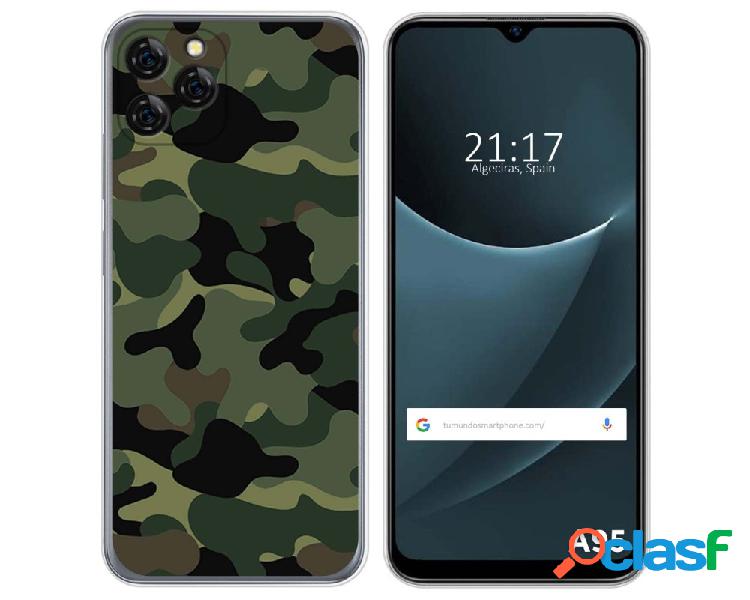 Funda para Blackview A95 TUMUNDOSMARTPHONE Dibujos Camuflaje