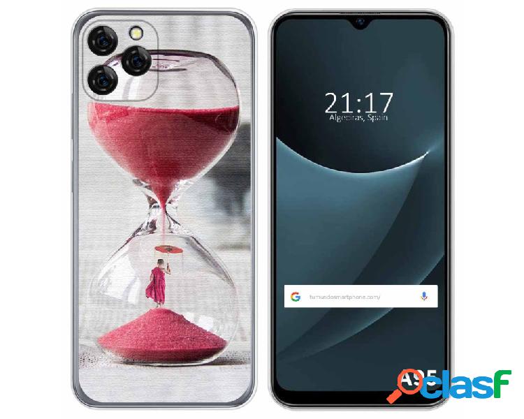 Funda para Blackview A95 TUMUNDOSMARTPHONE Dibujos Reloj