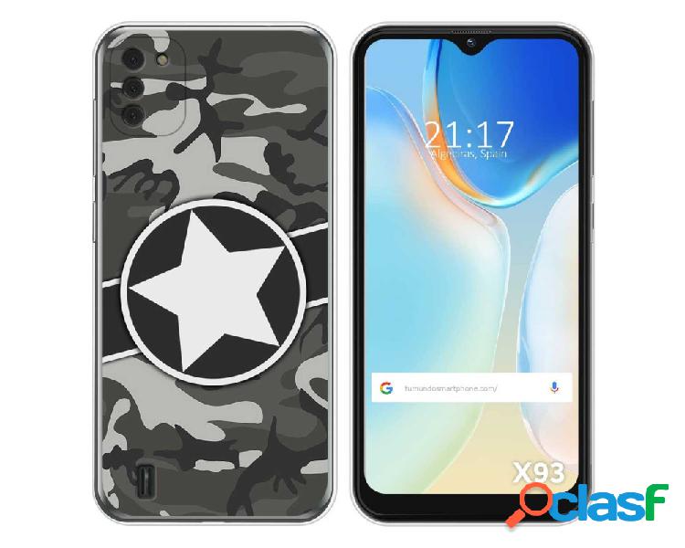 Funda para Doogee X93 TUMUNDOSMARTPHONE Dibujos Camuflaje 02