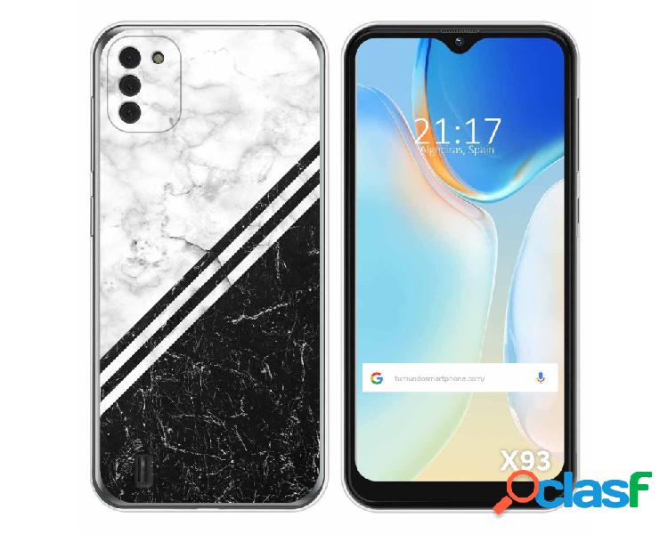 Funda para Doogee X93 TUMUNDOSMARTPHONE Dibujos Mármol 01