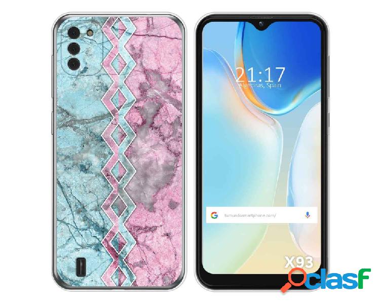 Funda para Doogee X93 TUMUNDOSMARTPHONE Dibujos Mármol 08