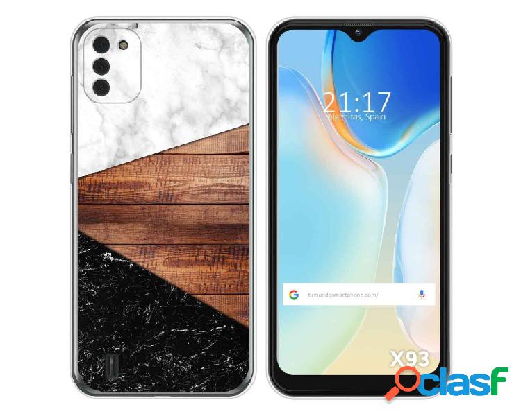 Funda para Doogee X93 TUMUNDOSMARTPHONE Dibujos Mármol 11