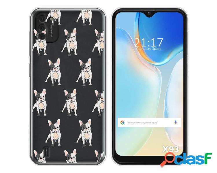 Funda para Doogee X93 TUMUNDOSMARTPHONE Dibujos Transparente