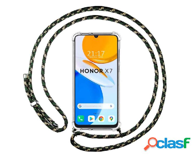 Funda para Huawei Honor X7 TUMUNDOSMARTPHONE Colgante Verde
