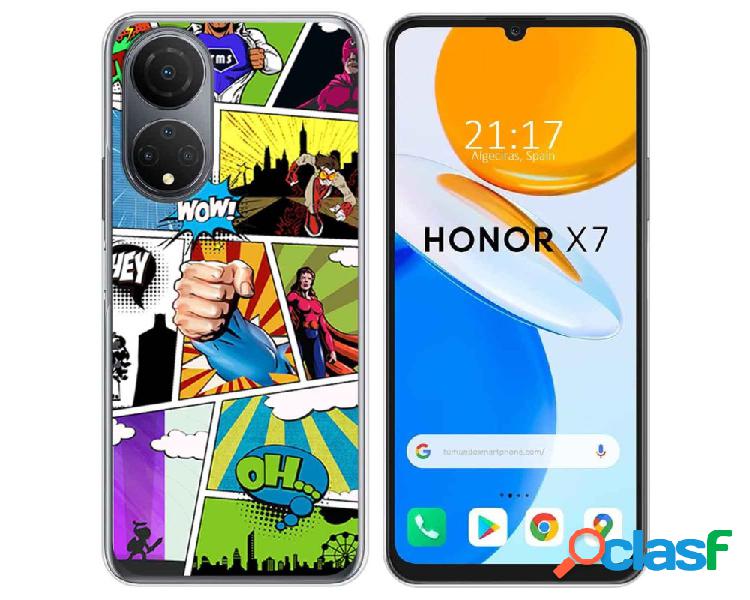 Funda para Huawei Honor X7 TUMUNDOSMARTPHONE Dibujos Comic