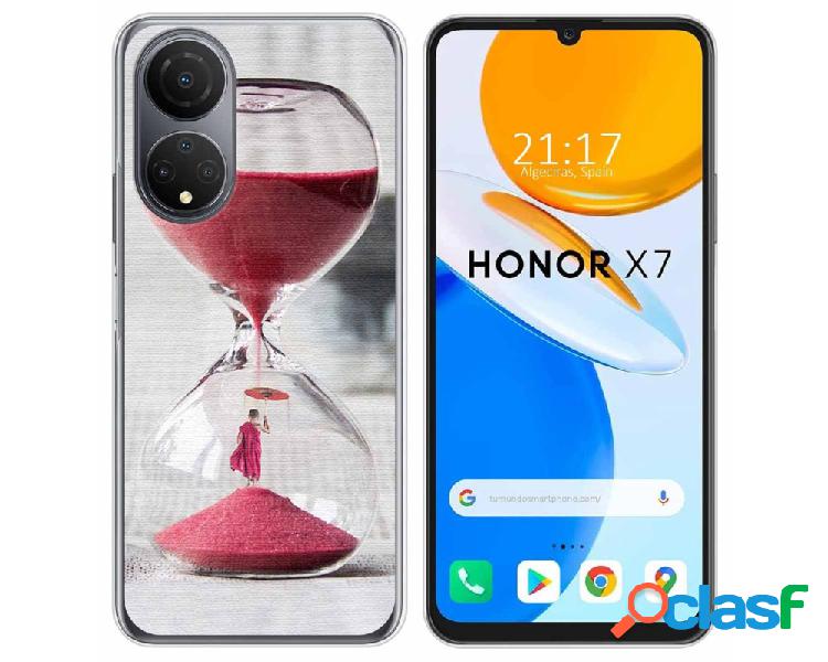 Funda para Huawei Honor X7 TUMUNDOSMARTPHONE Dibujos Reloj