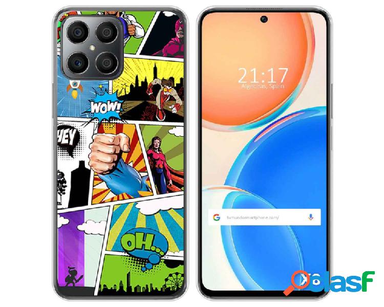 Funda para Huawei Honor X8 TUMUNDOSMARTPHONE Dibujos Comic