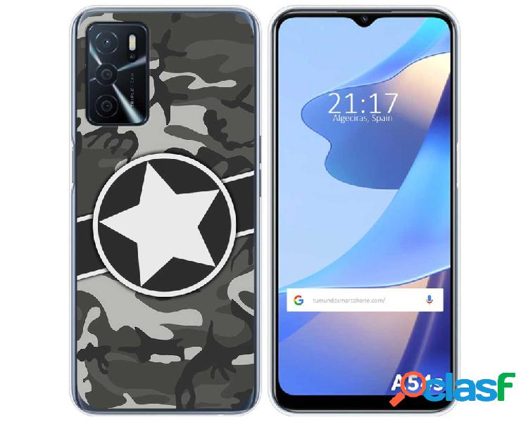 Funda para Oppo A54s TUMUNDOSMARTPHONE Dibujos Camuflaje 02