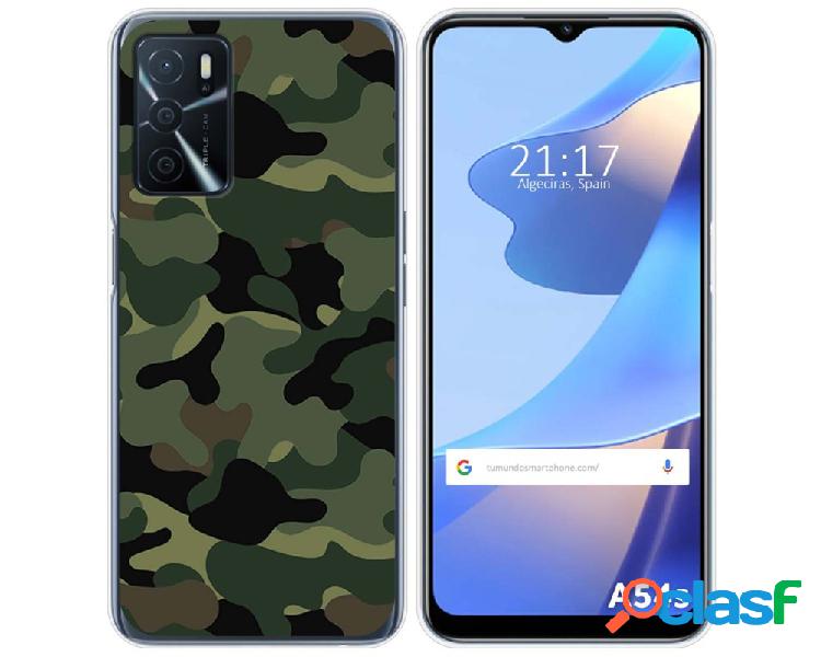 Funda para Oppo A54s TUMUNDOSMARTPHONE Dibujos Camuflaje