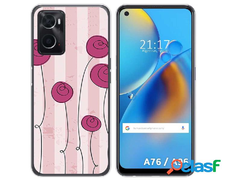 Funda para Oppo A76 / A96 TUMUNDOSMARTPHONE Dibujos Flores