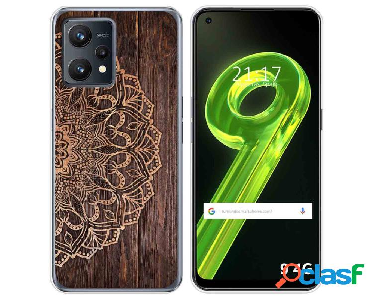 Funda para Realme 9 4G TUMUNDOSMARTPHONE Dibujos Madera 06