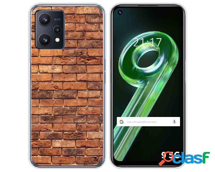 Funda para Realme 9 5G TUMUNDOSMARTPHONE Dibujos Ladrillo 04