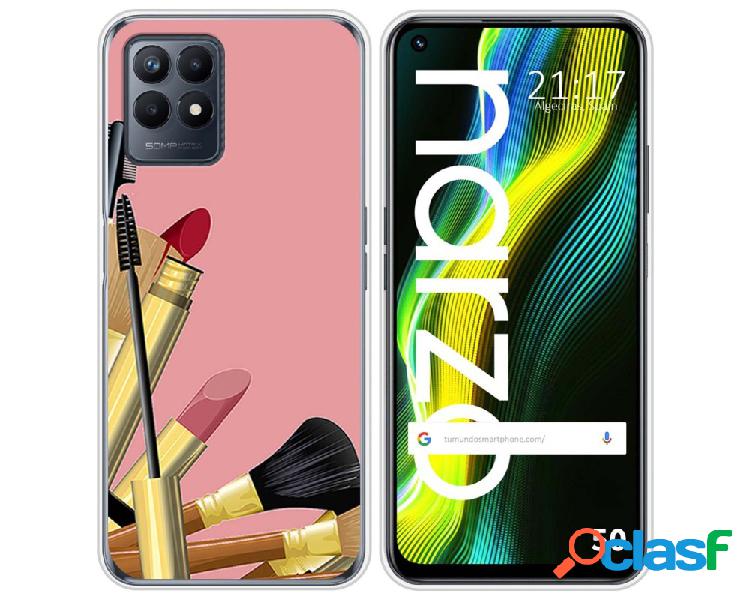 Funda para Realme Narzo 50 TUMUNDOSMARTPHONE Dibujos Brochas