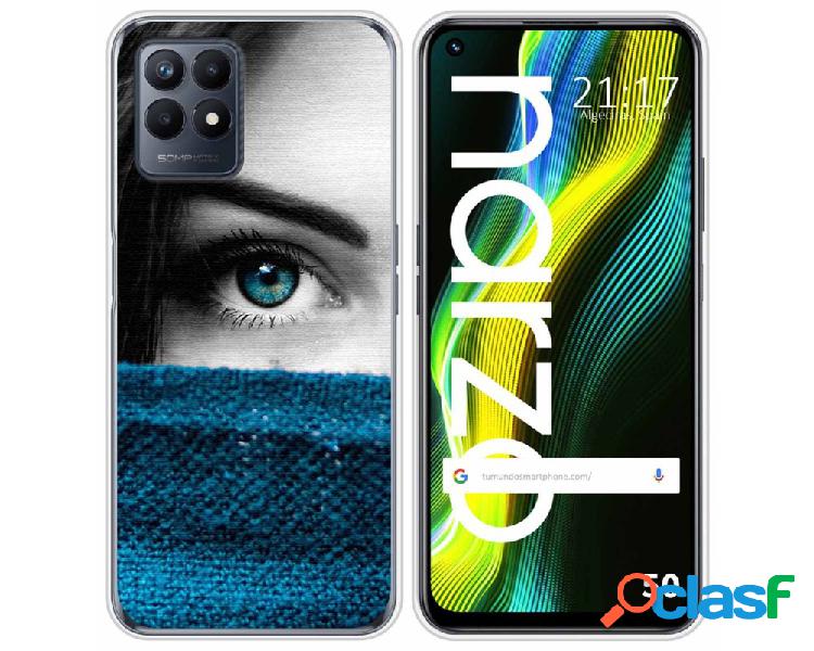 Funda para Realme Narzo 50 TUMUNDOSMARTPHONE Dibujos Ojo