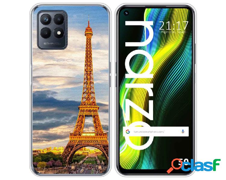 Funda para Realme Narzo 50 TUMUNDOSMARTPHONE Dibujos Paris