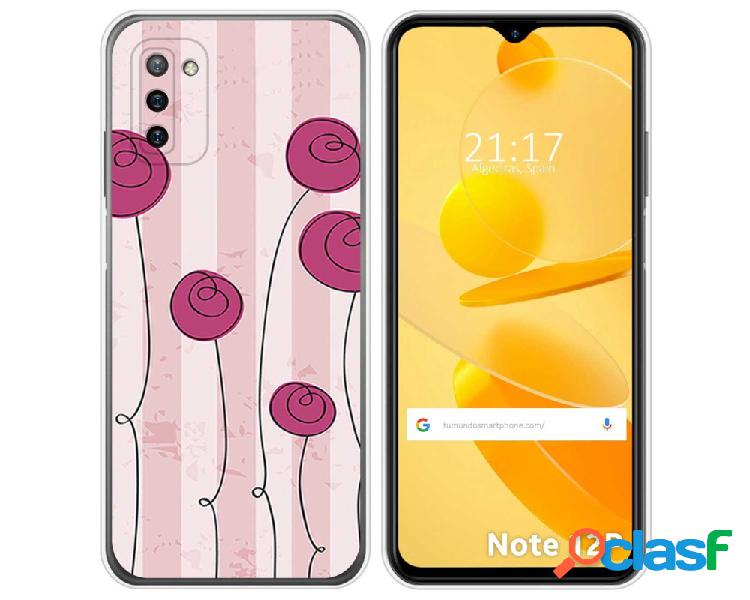 Funda para Ulefone Note 12P TUMUNDOSMARTPHONE Dibujos Flores