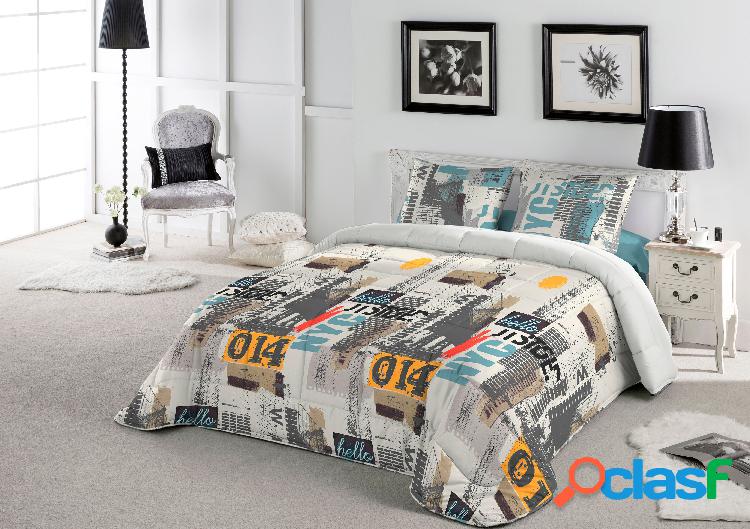 Fundeco Edredón Comforter 300 grs Modelo Yastin Estampado -