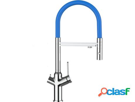 Grifo de cocina VIZIO 4 Vias Tubo Giratória 360° Cromado