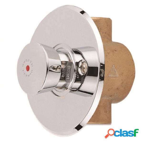Grifo pulsador de ducha Temporizado Presto 55 latón Cromado