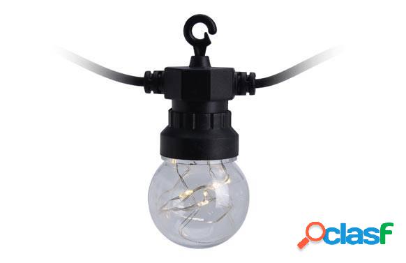 Guirnalda led 10 Lámparas Diam. 5cm microled Luz Blanca 3M