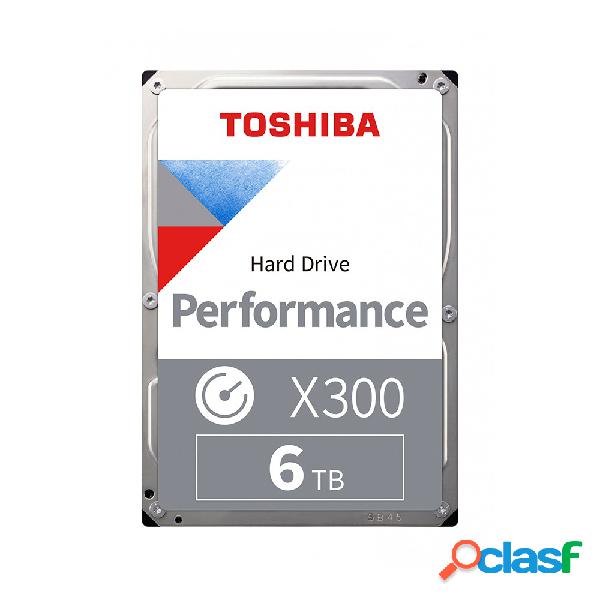 Hdd 6tb toshiba x300 3.5 sata3 7200rpm. bulk.