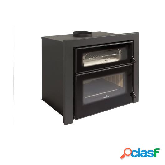 Insertable De Fundicion Con Turbinas, Horno Y Cristal Vision